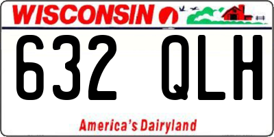 WI license plate 632QLH
