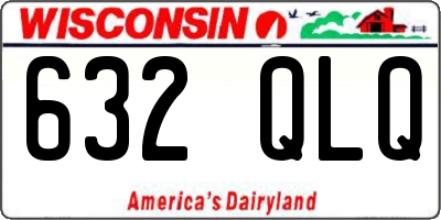 WI license plate 632QLQ