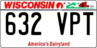 WI license plate 632VPT