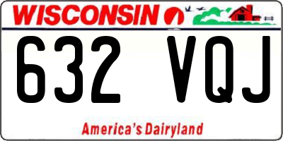 WI license plate 632VQJ