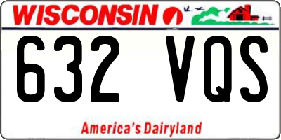 WI license plate 632VQS
