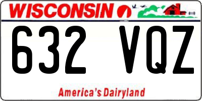 WI license plate 632VQZ