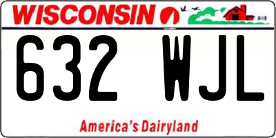 WI license plate 632WJL