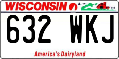 WI license plate 632WKJ