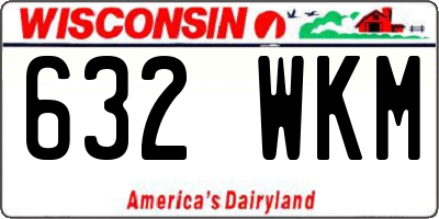 WI license plate 632WKM
