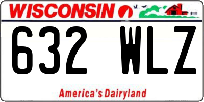 WI license plate 632WLZ