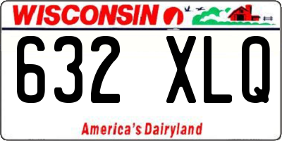 WI license plate 632XLQ