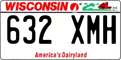 WI license plate 632XMH