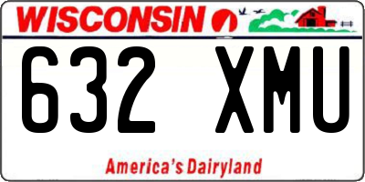 WI license plate 632XMU