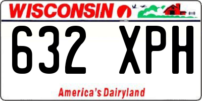 WI license plate 632XPH
