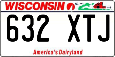 WI license plate 632XTJ