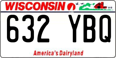 WI license plate 632YBQ