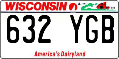WI license plate 632YGB