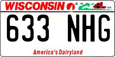 WI license plate 633NHG