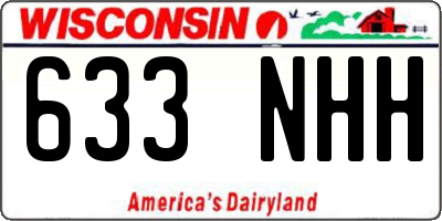 WI license plate 633NHH
