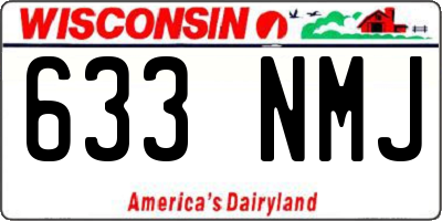 WI license plate 633NMJ