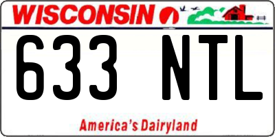 WI license plate 633NTL
