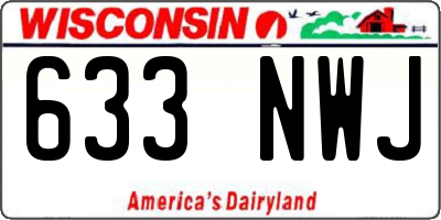 WI license plate 633NWJ