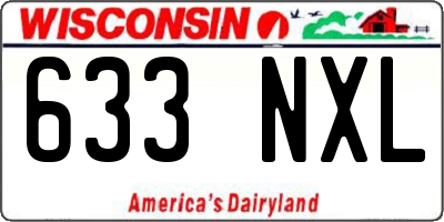 WI license plate 633NXL