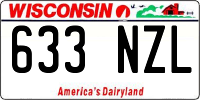 WI license plate 633NZL