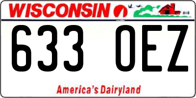 WI license plate 633OEZ