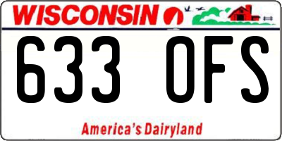 WI license plate 633OFS