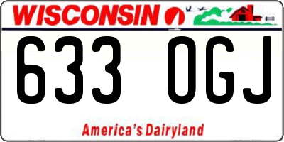 WI license plate 633OGJ