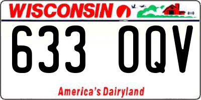 WI license plate 633OQV