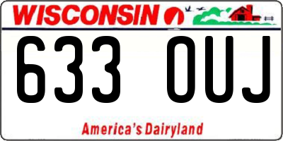 WI license plate 633OUJ