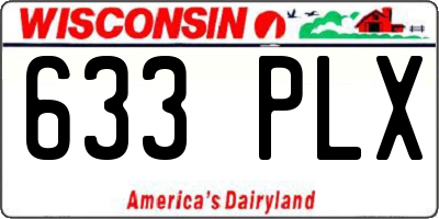 WI license plate 633PLX