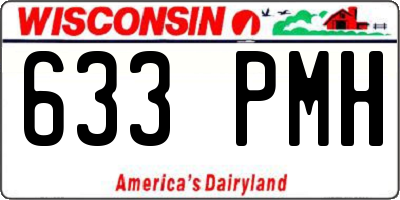 WI license plate 633PMH