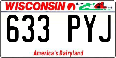 WI license plate 633PYJ