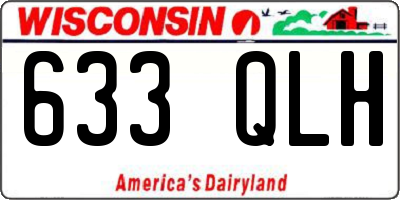 WI license plate 633QLH