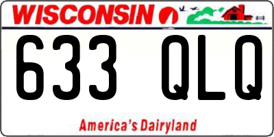 WI license plate 633QLQ