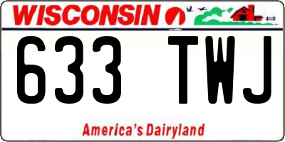 WI license plate 633TWJ