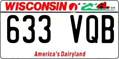 WI license plate 633VQB
