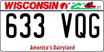 WI license plate 633VQG