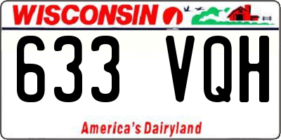 WI license plate 633VQH