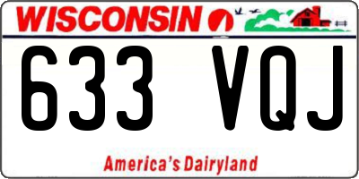 WI license plate 633VQJ