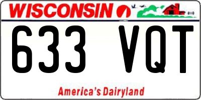 WI license plate 633VQT