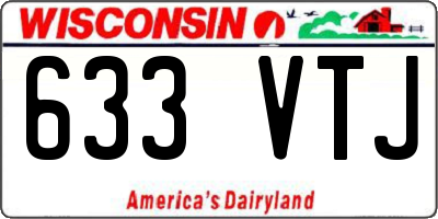 WI license plate 633VTJ