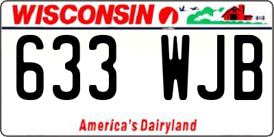 WI license plate 633WJB