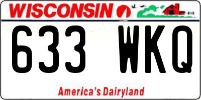 WI license plate 633WKQ