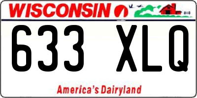 WI license plate 633XLQ