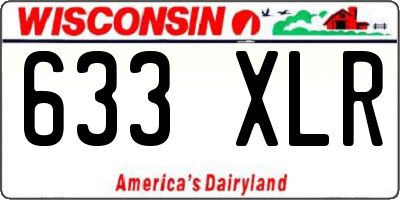 WI license plate 633XLR