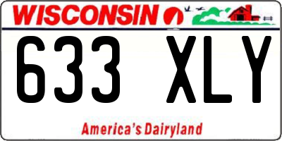 WI license plate 633XLY