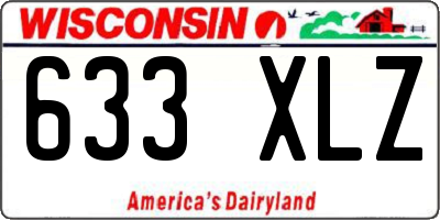 WI license plate 633XLZ