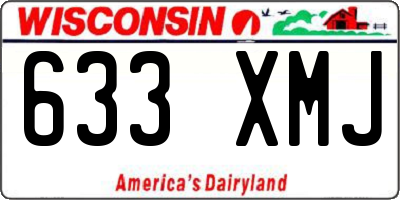 WI license plate 633XMJ