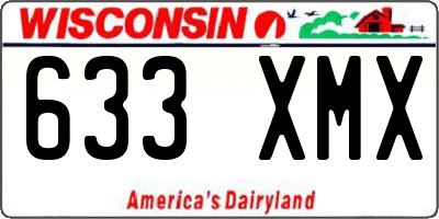 WI license plate 633XMX