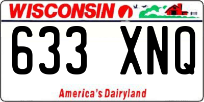 WI license plate 633XNQ